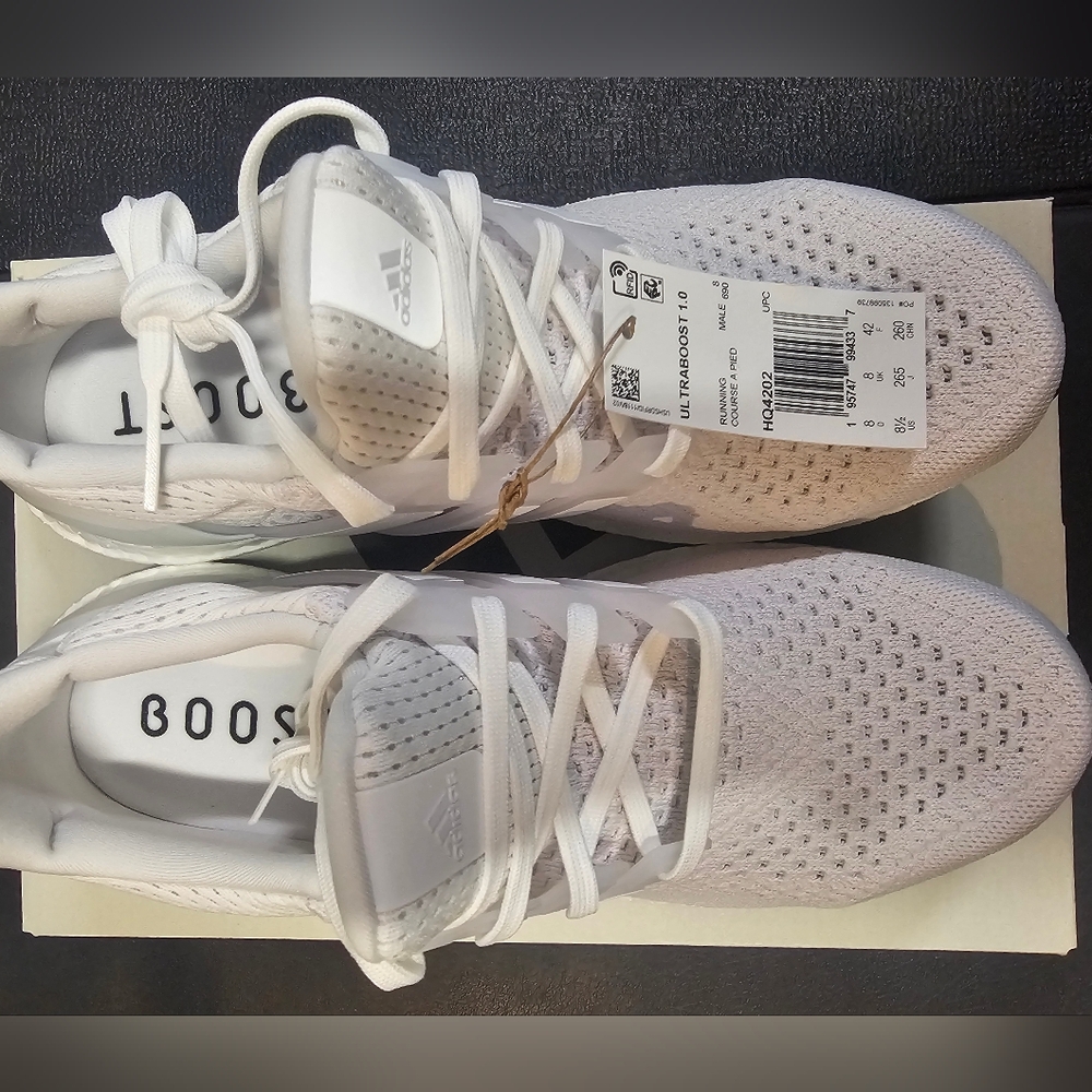 Adidas Ultraboost 1.0 Cloud White 8.5 - Picture 5 of 8